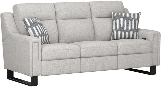 Emerald Home Teagan Cream Dual Power Reclining Sofa-0