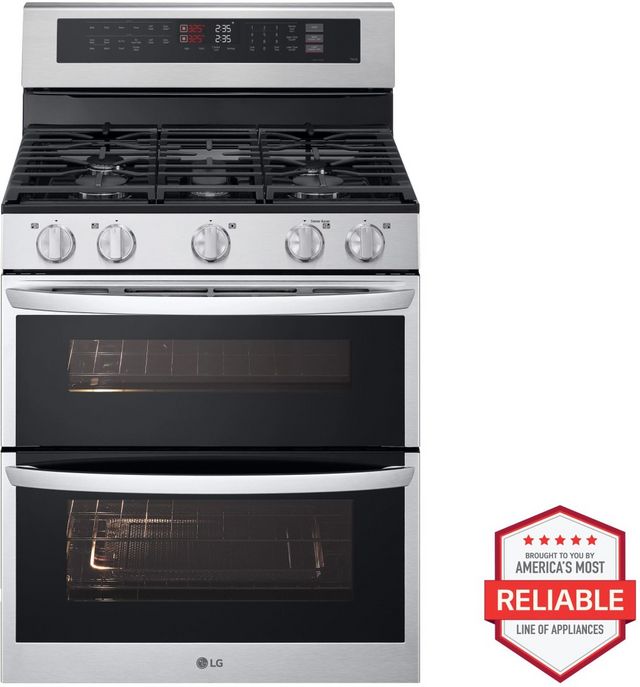 LG 30" Stainless Steel Freestanding Gas Range -1