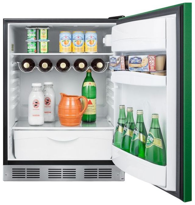 Summit® 5.8 Cu. Ft. Emerald Green Under The Counter Refrigerator -1