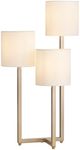 Crestview Collection Bardot Brass Triple Arm Lamp-1