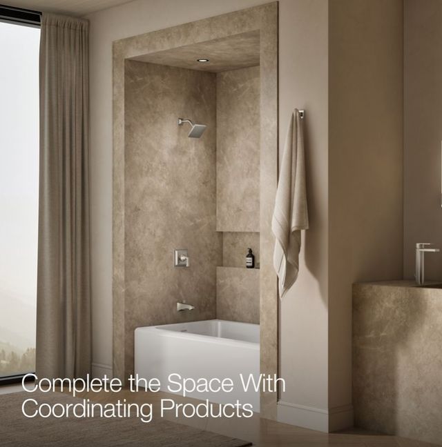 KOHLER® Memoirs® Stately Rite-Temp® Vibrant Brushed Nickel Bath and Shower Trim Kit-4