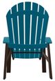 Telescope Casual Newport Aqua/Kona Polymer Outdoor MGP Adirondack Chair-2