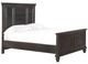 Magnussen Home® Calistoga Weathered Charcoal King Shutter Panel Bed-0