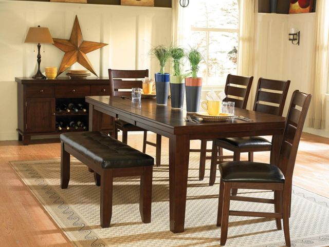 Homelegance® Ameillia Black/Dark Oak Side Chair-1
