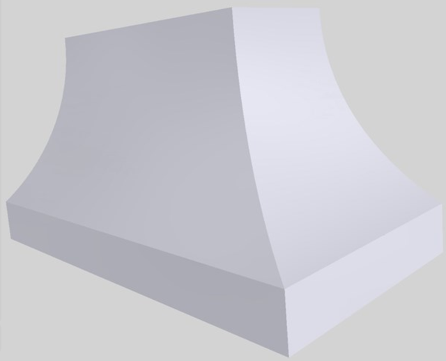 Vent-A-Hood® Designer Series 54" White Island Range Hood-3