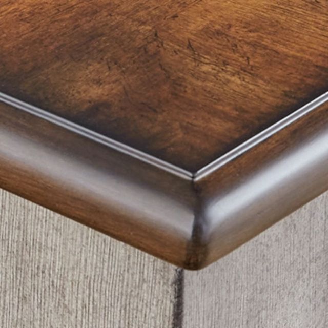 Signature Design by Ashley® Lodenbay Walnut Brown Coffee Table with Antique Gray Turnip Legs-4