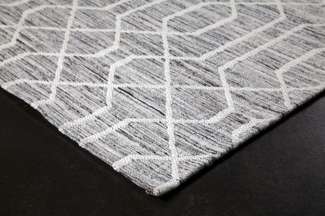 Renwil® Rosemary Grey White 5'3" x 7'3" Area Rug-1