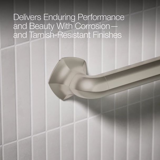 KOHLER® Occasion® Vibrant Brushed Nickel 42" Grab Bar-4