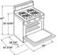 GE Profile™ 30" Fingerprint Resistant Stainless Steel Freestanding Gas Range-3