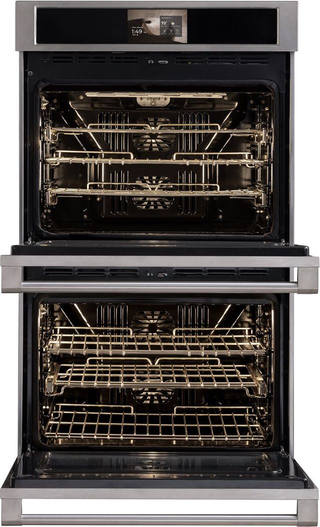Monogram® Statement 30" Stainless Steel Double Electric Wall Oven with In-Oven Camera-1