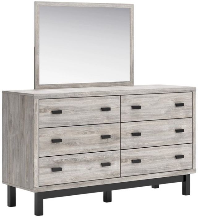Benchcraft® Vessalli Gray Dresser with Mirror-0