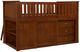 Homelegance® Rowe Dark Cherry Youth Twin Low Loft Bunk Bed with Bookcase and Two Dressers-4