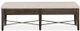 Magnussen Home® Westley Falls Graphite Bench with Upholstered Seat-1