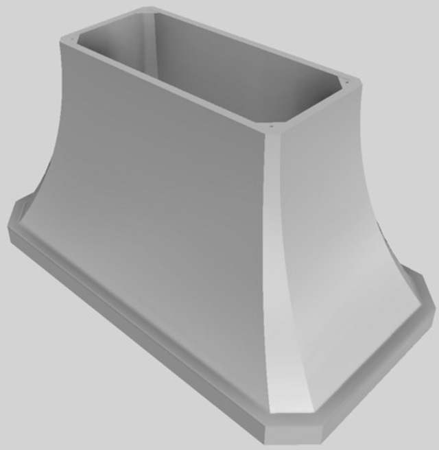 Vent-A-Hood® Designer Series 54" Stainless Steel Island Range Hood-3