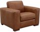 Leather Italia™ Savino Inglewood Vintage Brown Derby Accent Chair-0