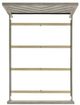 Elements International Ellen Ash White Full Panel Bed-3