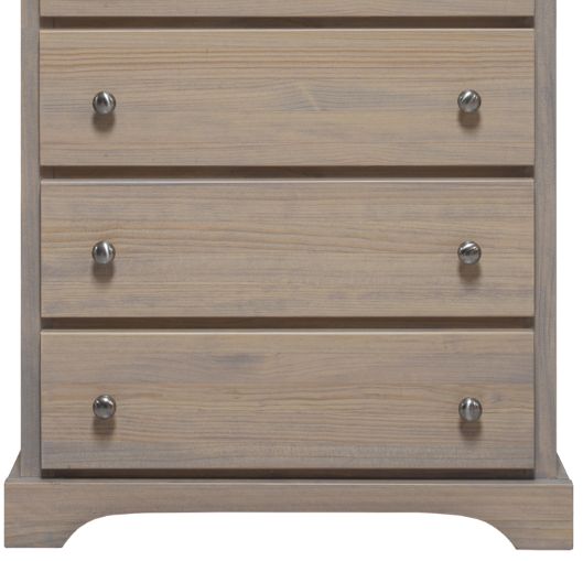 Mako Wood Furniture Youth Brown 5-Drawer Chest-1