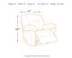 Signature Design by Ashley® Nimmons Taupe Zero Wall Recliner-3