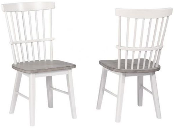 Winners Only® Brantley White Comb Back Side Chair-1