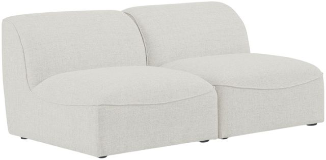 Meridian Furniture Miramar 2-Piece Cream Modular Sofa-0
