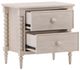 Dovetail Furniture Marcellina Whitewash Nightstand-4