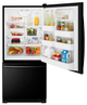 Amana® 30 in. 18.7 Cu. Ft. Black Bottom Freezer Refrigerator-4
