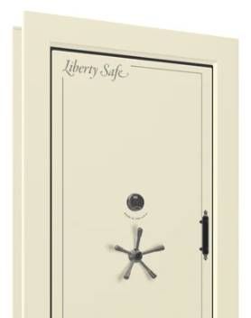 Liberty Safe White Marble In-Swing Left Hinge Electronic Vault Door-1
