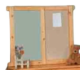Trendwood Bayview Cinnamon Landscape Dresser Mirror