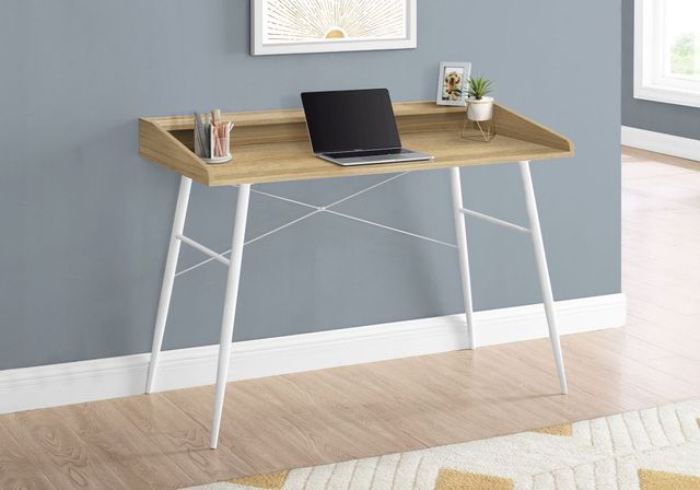 Monarch Specialties Inc. Beige/White Computer Desk-2