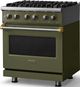 Viking® 5 Series 30" Martini Pro Style Dual Fuel (LP) Range with Polished Chrome Trim-3