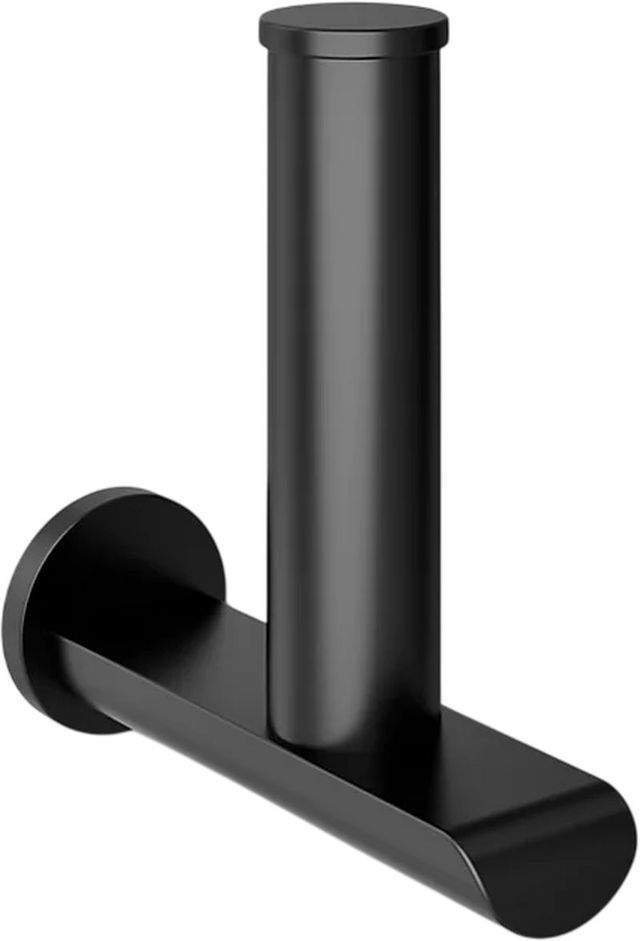 KOHLER® Avid® Matte Black Vertical Toilet Paper Holder-0