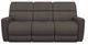 La-Z-Boy® Apollo Slate Leather Manual Reclining Sofa-1