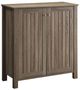 Coaster® Marisa Dark Taupe 4-Shelf Shoe Cabinet-0
