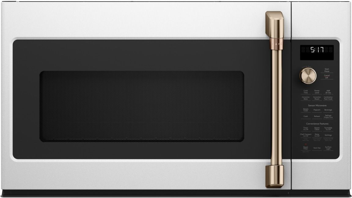 Café™ 1.7 Cu. Ft. Matte White Over The Range Microwave