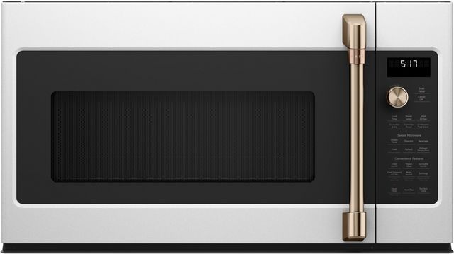 Café™ 1.7 Cu. Ft. Matte White Over The Range Microwave