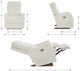La-Z-Boy® Lennon Quarry Power Rocking Recliner with Headrest-2