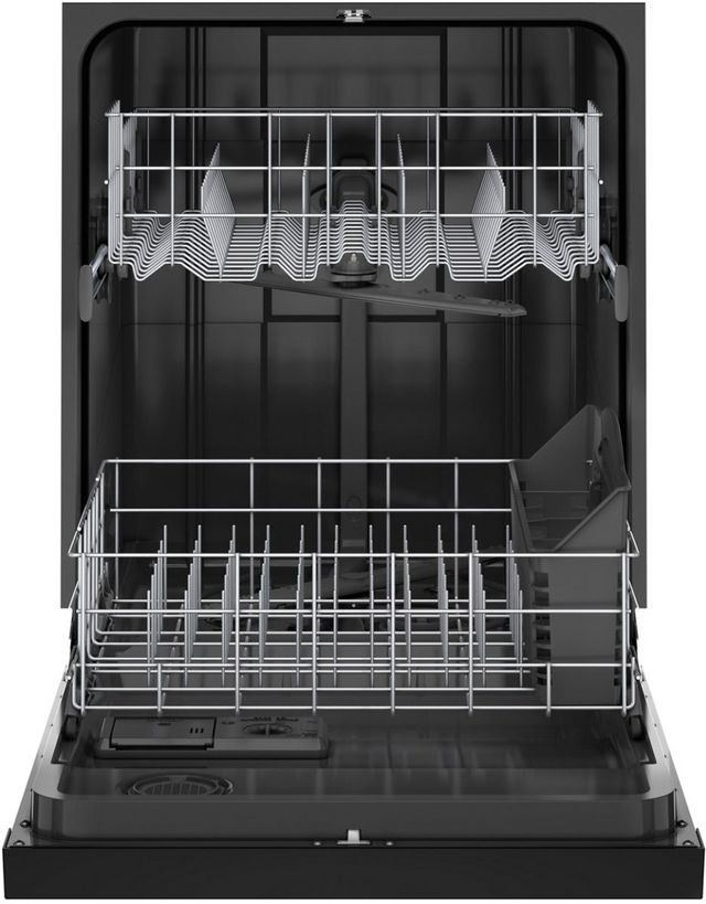 Amana® 24" Stainless Steel Front Control Built In Dishwasher with Midnight Interior-2