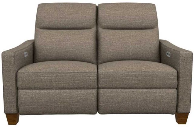 La-Z-Boy® Quinault Brownstone Power Reclining Loveseat with Headrest-1