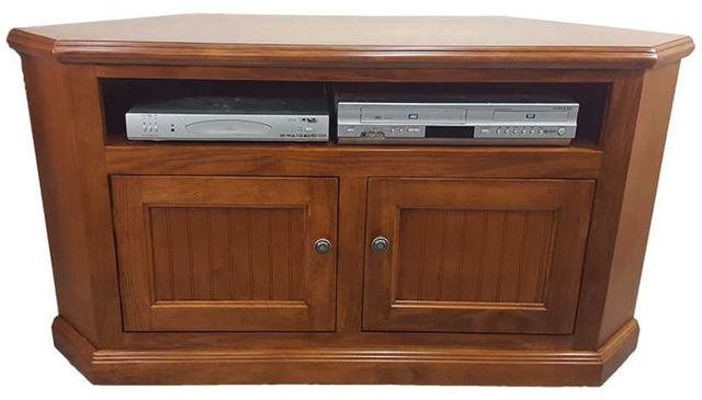 American Heartland Manufacturing Poplar 50" Corner TV Stand-2