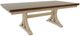 Mavin Customizable 42" x 60" Rectangular Plank Extendable Dining Table with 18" Leaf-0