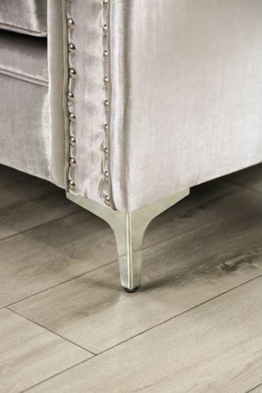 Furniture of America® Elicia Silver Loveseat-2