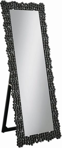 Coaster® Mckay Silver/Smoke Grey Standing Mirror