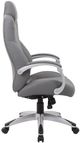 Presidential Seating Boss Gray Hinged Arm Executive Chair-2