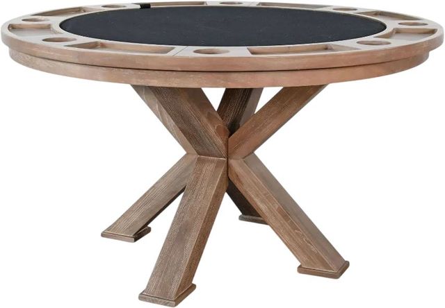 Sunny Designs™ Jack Poker Oak Grove Reversible Game and Dining Table-2