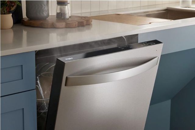Whirlpool® 24" Fingerprint Resistant Stainless Steel Top Control Built In Dishwasher-4
