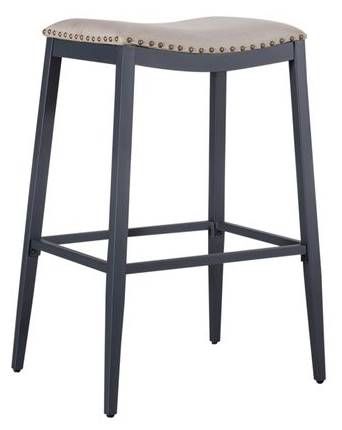 Liberty Furniture Vintage Navy Backless Barstool-0