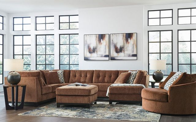 Ashley® Laylabrook Spice Oversized Swivel Accent Chair-2
