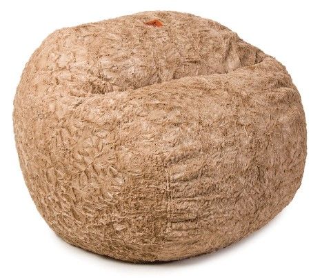 CordaRoy's® Tan Faux Fur Full Chair-0