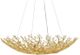 Currey & Company Aviva Stanoff Sea Fan Gold Gilt Bowl Chandelier-2