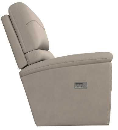 La-Z-Boy® Ava Ivory Leather Power Wall Recliner with Headrest and Lumbar-2